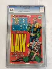 EAGLE COMICS JUDGE DREDD #1, 11/83 WHITE PAGES JOHN WAGNER STORY CGC (PBR090512) picture