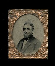 1868 SCHUYLER COLFAX CAMPAIGN FERROTYPE / POLITICAL GEM TINTYPE RARE picture