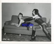 RARE BETTIE PAGE VINTAGE 1950's 5 x 4 PHOTOGRAPH BY SAM MENNING picture