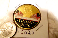 Trump 24K Gold plated coin 2020  