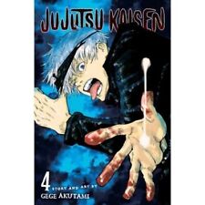 Jujutsu Kaisen Vol. 4 English Manga Gege Akutami Brand New Official Media picture