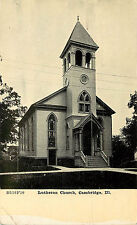 Vintage Postcard Lutheran Church Cambridge IL Henry County, picture