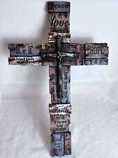 Western Christian Inspirational Friendship Faith Hope Love Grace Wall Cross picture