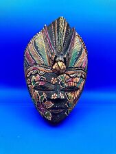 Bali Brown Mask Hand Carved  and Painted By Javanese Craftsman - Fantastic Piece picture