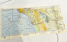 Vintage 1966 San Diego California 59th Edition Sectional Aeronautical Chart Map picture