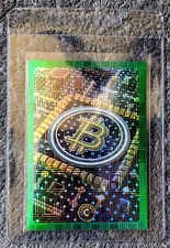2022 1st Edition Cardsmiths Currency Series 1 Emerald MR1 Bitcoin Trading Card picture