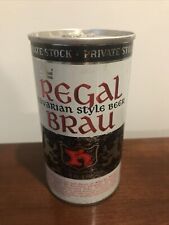 Regal Brau Bavarian Style Beer Can. Private Stock. Straight Steel. 12 Oz picture