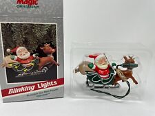 Vintage Hallmark 1989 Rudolph the Red Nosed Reindeer Blinking Lights Ornament picture