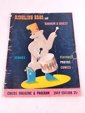 ✅ Circus Magazine 1949 Ringling Bros Barnum Bailey Souvenir Program picture