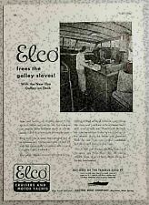 1947 Print Ad Elco Boats with Galley-on-Deck Electric Boat Co. Bayonne,NJ picture