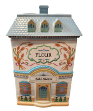  1990 LENOX Village Bake Shoppe FLOUR Canister with Lid picture