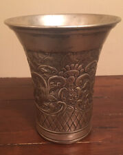 vintage floral bronze plated 7” lager picture