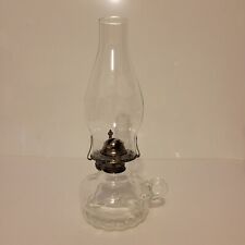 Late Petal Oil Lamp Finger Lamp Scalloped Base with Lamplight Farms Burner picture
