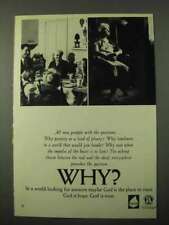 1971 Religion in American Life Ad - Why? picture