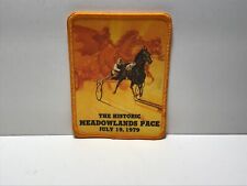 THE HISTORIC MEADOWLANDS PACE 1979 PATCH JULY 19,1979 Harness Racing picture