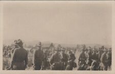 WW1 Postcard RPPC US Soldiers with Wagons Circa 1916 picture