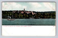 Bronx NY-New York, Convent Mt St Vincent, Forest Castle, Vintage Postcard picture
