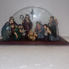 TELEFLORA GIFT Hand Painted Nativity Scene. 9.5”x3.5”x 5” Tall. See Description picture