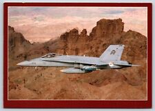Postcard VFA-83 Rampagers  F/A -18 Hornet F8 picture