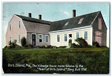 1921 Exterior Kittredge House Pearl Orr Island Maine ME Posted Vintage Postcard picture
