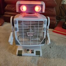 Vintage 1986 Robeson Robo The Fan  Eyes Light Up Oscillates Tested Working Robot picture