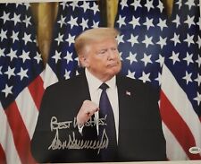 Donald Trump Autographed Large 11x17 Poster Style Picture With Certification picture