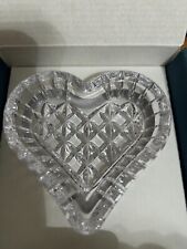 Marquis By Waterford Crystal Heart Trinket Dish 4” picture
