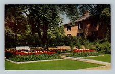 Chillicothe OH, Tulip Garden At Adena, Ohio Vintage Postcard picture