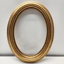 Vintage Wooden Gold Oval Traditional Classic Picture Art Frame Fits 5