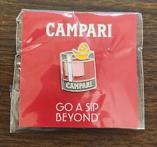LOOK NEW CAMPARI CUP PIN Italian Liqueur collectable flair  picture