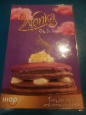 IHOP Restaurant Special Edition WONKA Movie Pancakes Purple Menu Start A Dream picture