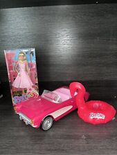 💓CLEARANCE💓Barbie Movie - AMC Corvette Popcorn Bucket & Exclusive Doll IN HAND picture