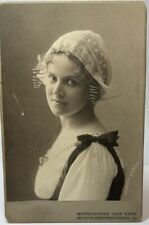 Rare Germanic Beauty, Dresden Hofphotograph Hahn Nachf Vintage Cabinet Card  picture