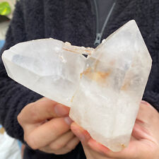 600g Natural Clear White Quartz Crystal Cluster Rough Healing Specimen picture