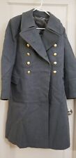 Gray Russian Army Coat. Full length. Felted wool. Very Warm. men's size S, EUC picture