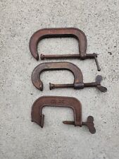 Vintage C Clamps Set Of 3 picture