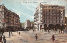 Algeria~Alger~Michelet Street~Excelsior Hotel~Brick Road~1908 Postcard picture