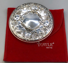 Old Master by Towle Sterling Silver Purse Mirror, Gently Used picture
