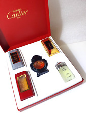 PARFUMS CARTIER COFFRET ✿ 5 Mini Miniature Perfumes Gift Box ~ ULTRA RARE picture