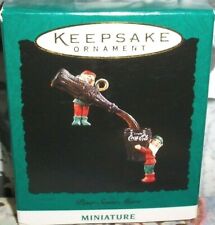 Pour Some More`1993`Miniature-Elf Pours Some Coca-Cola,Hallmark Tree Ornament picture