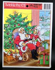 Vintage 1984 Christmas Twinkle the Elf Tray Puzzle Western Publishing picture