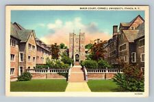 Ithaca NY, Baker Court, Cornell University, New York Vintage Postcard picture