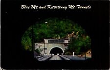 Blue Mt. & Kittatinny Mt. Tunnels Pennsylvania Postcard E8 picture