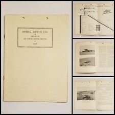 1933 Imperial Airways Report Of The Annual General Meeting picture
