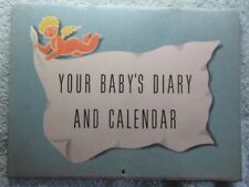 Vintage Your Baby's Diary And Calendar, H.J. Heinz, 1944 picture