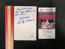 Smoky Burgess Autographed Hand Signed 3x5 Photo w/ JSA COA NH 11723B picture