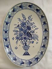 Delft Blue Royal Sphinx Curved Plate Dish 7