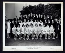 as FOUND photo * THOMAS JEFFERSON SCHOOL in SAN GABRIEL CA, June 1966 Graduates picture