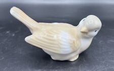 VTG Otagiri Bird Porcelain Figurine Tan Beige Sparrow Dove Japan Granny Cabinet picture