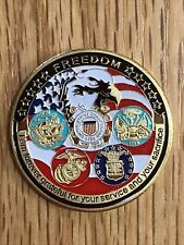 Memorial Day Challenge Coin - Freedom -Forever grateful for you sacrifice picture